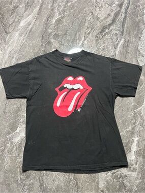 Vintage 2001 The Rolling Stones Tongue Graphic T-Shirt Artimonde Band Tee Large